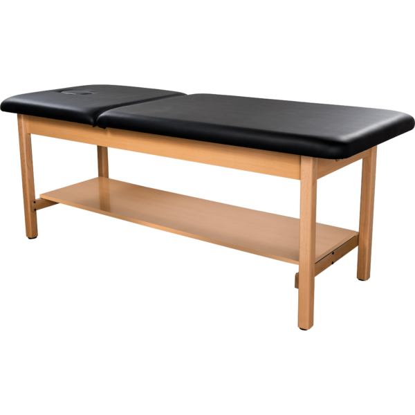 Timber Solid Wood Treatment Table with H-Brace (30" Wide x 78" Long) - Image 2
