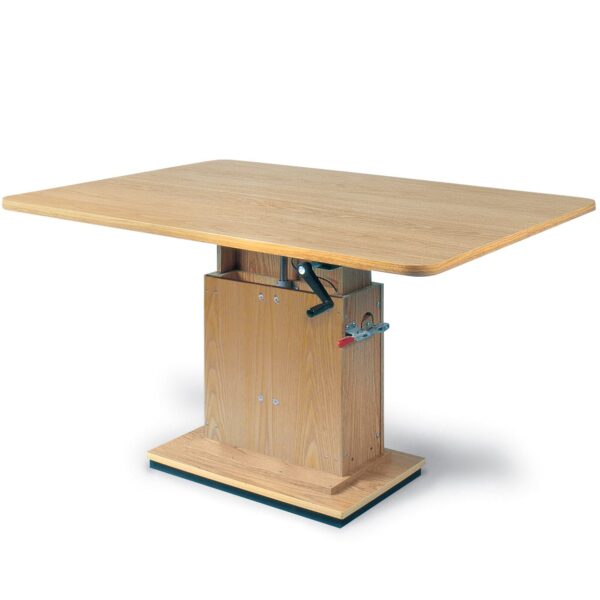 48"x60" Height Adjustable Crank Hydraulic Work Table