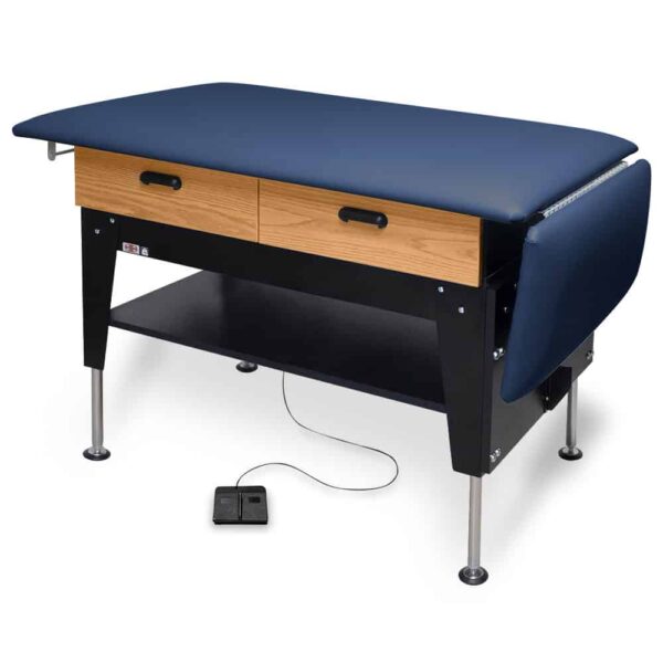 Electric Hi-Lo 30"x52-68" Changing Table with Storage Drawers and Paper Dispenser/Cutter