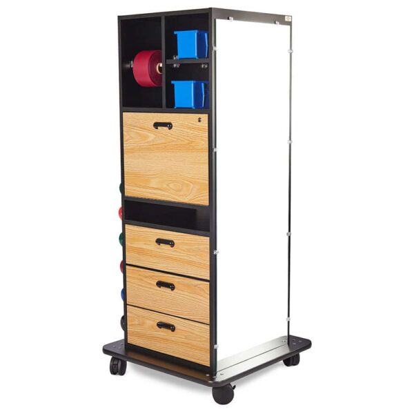 Multi-Purpose Weight Rack with Drawer Storage and Drop Down Work Counter - Image 5