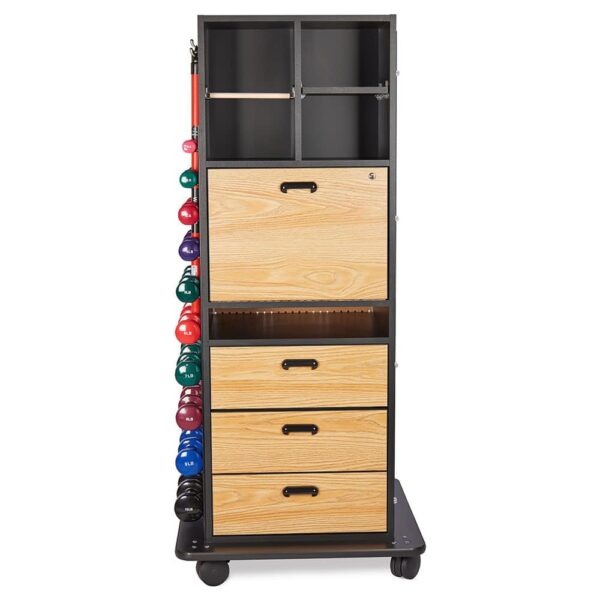 Multi-Purpose Weight Rack with Drawer Storage and Drop Down Work Counter - Image 6