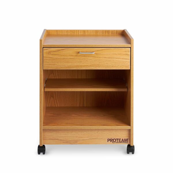 PROTEAM™ - 18"x24" Mega Cart with Single Drawer and Open Cabinet Storage - Image 5
