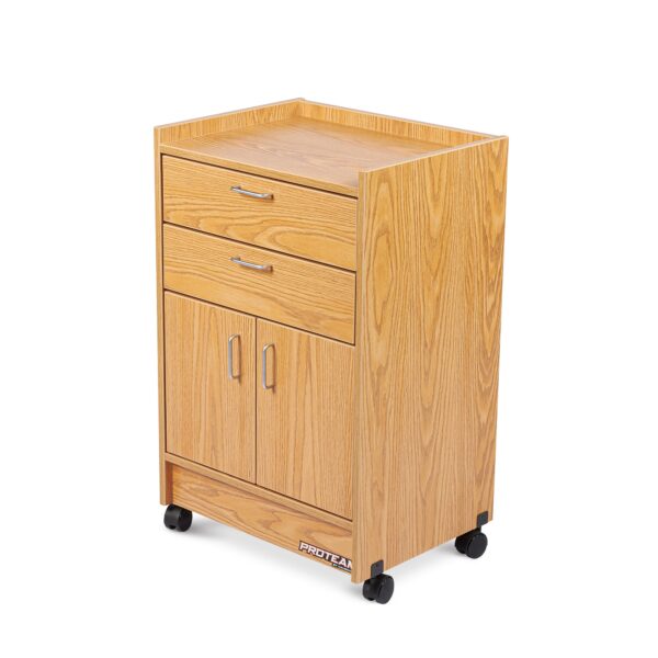 PROTEAM™ - 18"x24" Monster Cart with Double Drawers and Cabinet Storage