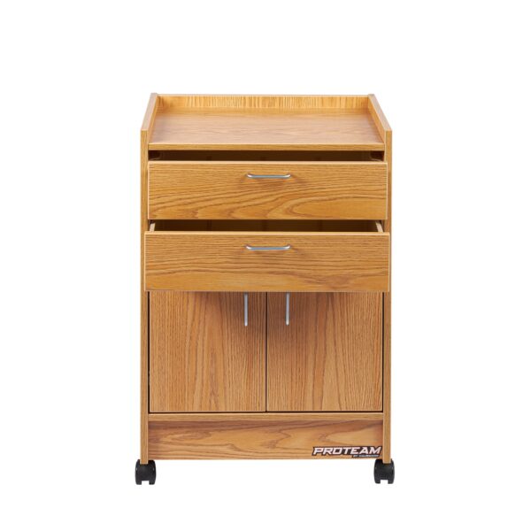PROTEAM™ - 18"x24" Monster Cart with Double Drawers and Cabinet Storage - Image 3