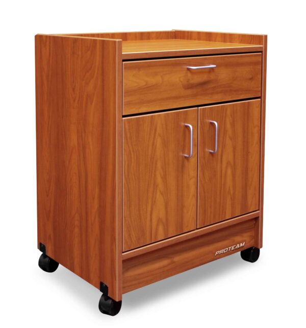 PROTEAM™ - 18"x24" Mega Cart with Drawer and Cabinet Storage