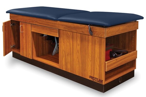 PROTEAM™ - 30"x78" Gas Spring Leg Rest Recovery Table with Slide Pullout Drawers - Image 2