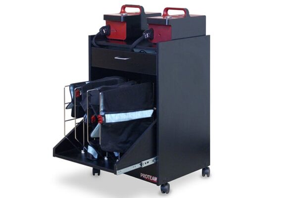 PROTEAM™ - 23" x 24" Mega Cart with Single Drawer with Drying Racks