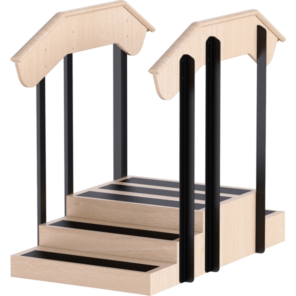 Timber 5-Step Training Mini Staircase with Platform